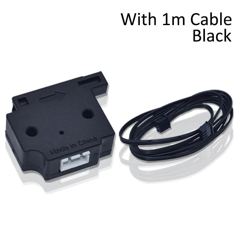 

Модуль обнаружения обрыва филамента 3D-принтера с кабелем 1 м, датчик окончания материала, детектор окончания материала для Ender3 CR10, деталь для 3D-принтера чёрный