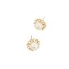 Pearl Sun French Retro Temperament Earrings Women's Jewelry Earrings Silver Needle Earrings Simple