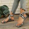 Fashion New Summer Print Fashion Women's Sandals Casual Buckle Clip Toe Shoes for Women Wedges Platform Sandalias Zapatos Mujer