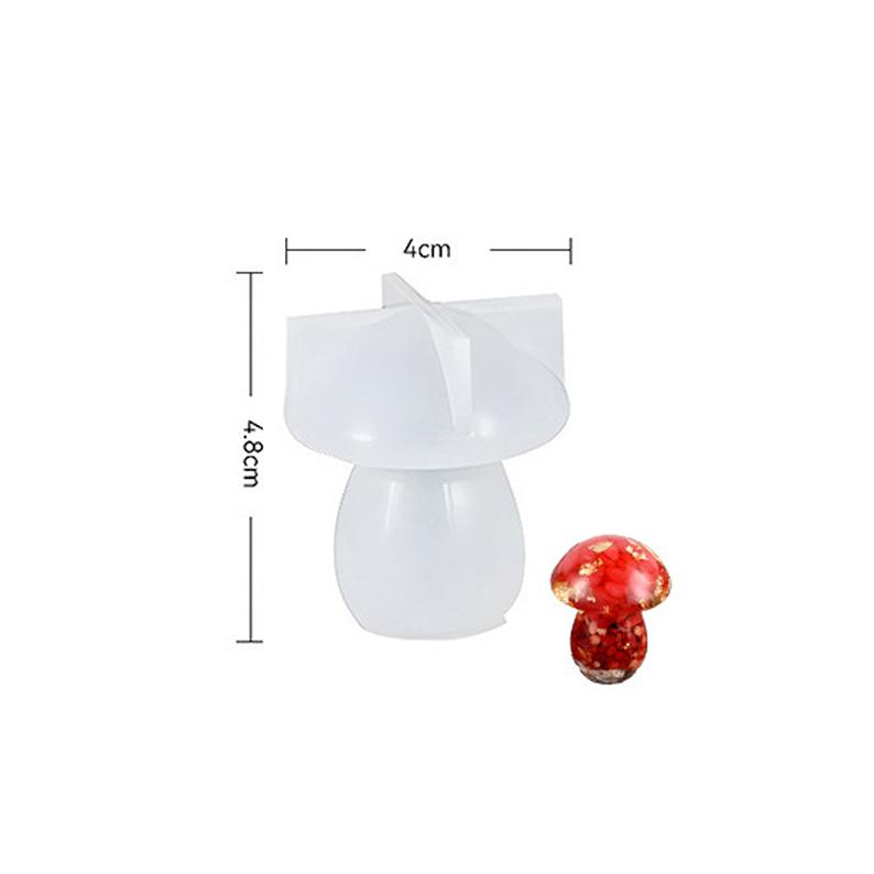 Multi-function Mushroom Storage Boxes Display Epoxy Resin Silicone Molds Making For DIY Aromatherapy Gypsum Mushroom Drip