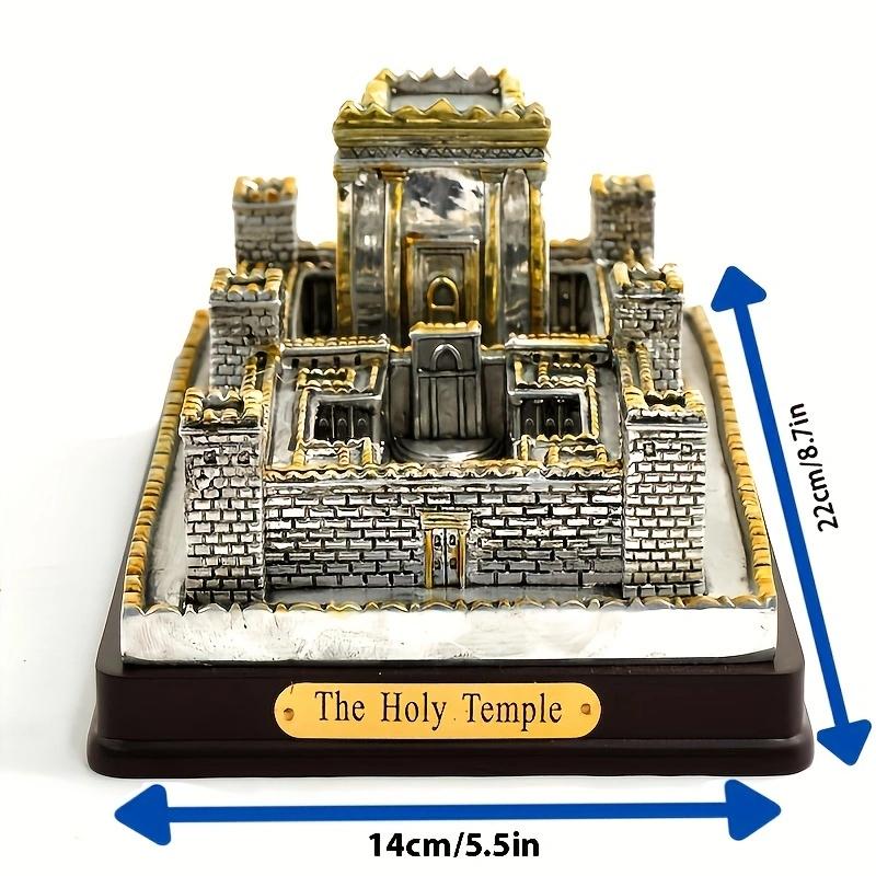 

The Holy Second Temple Of Jerusalem Holy Temple Replica Model Biblical Recreation Statue-Table Figurine Judaica Gift Home Decor