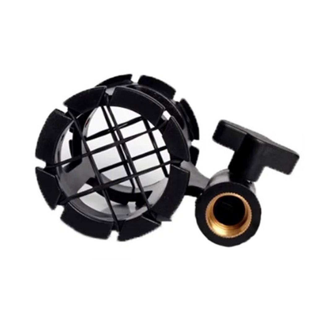 Handheld Microphone Suspension Shock Mount Holder Clip Bracket Enhances Stability for Clear Voice Capture