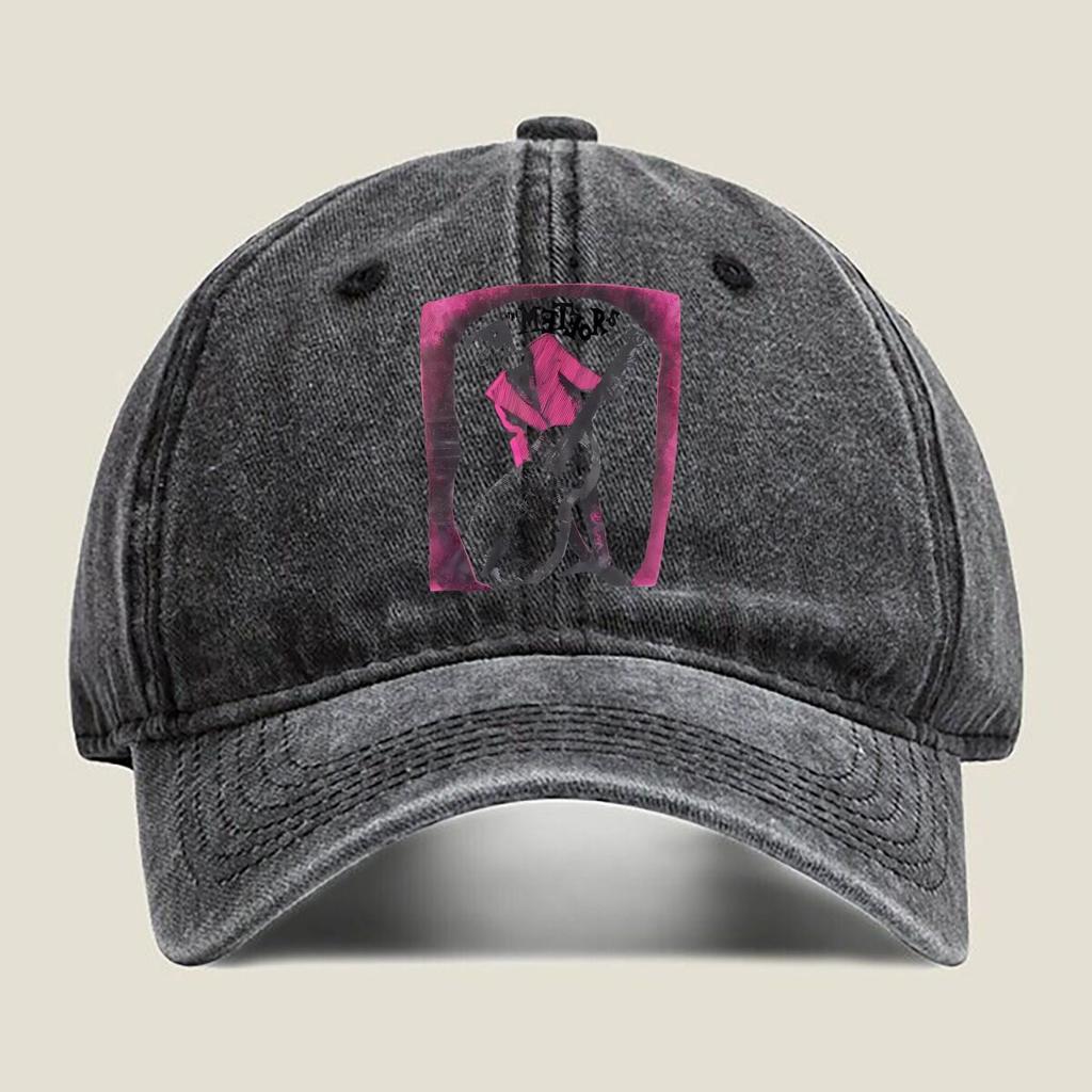 Meteors Band Poster Fashion Washed Baseball Cap Outdoor For Womens Unisex Female Beach Dad Hat Hip Hop