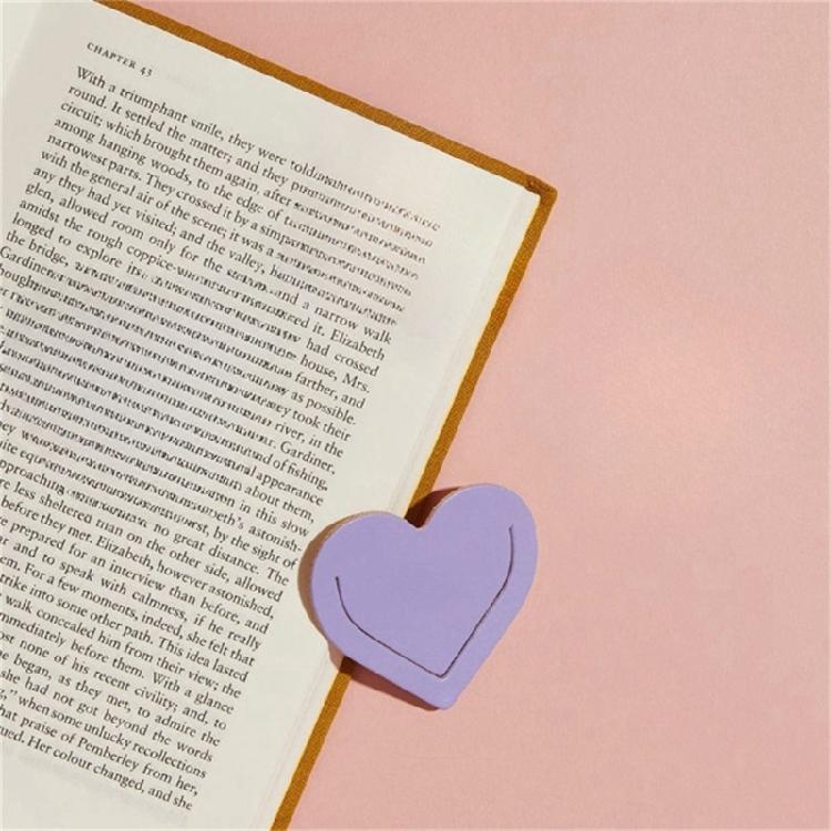 10 Pcs Bible Bookmarks Heart Shaped Page Markers PU Leather Bookmarks Simple Book Markers Creative Bookmarks for Reading