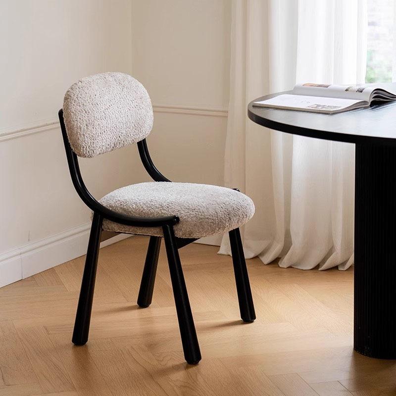 Portable Dresser Chair Elegant Backrest Chair Luxury Velvet Bedroom Chairs Comfortable Adult Nordic Makeup Chairs Furniture