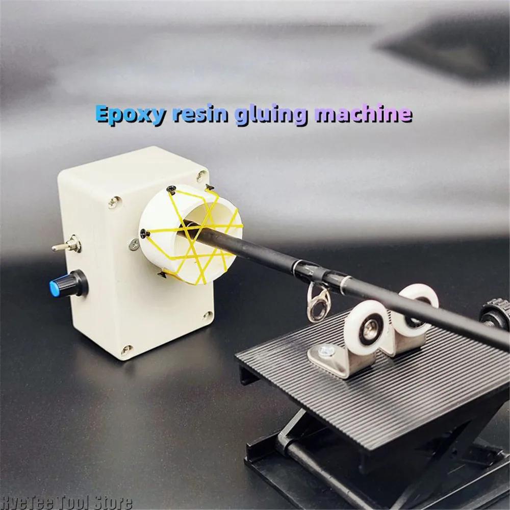 DIY Adjustable 0-50RPM Wire Wrapping Machine Fishing Rotating Rod Winding Drying Converted Equipment Epoxy Resin Gluing Machine