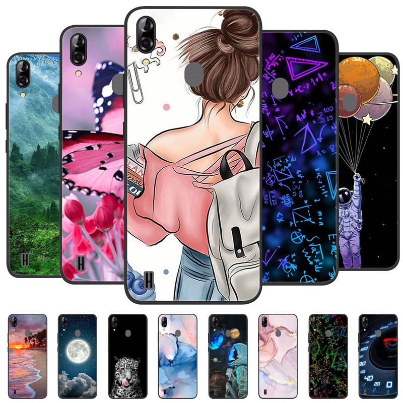 Case For Blackview A60 Cover Silicone Marble Cat Lion TPU Black Soft Covers for Blackview A60 A 60 Bags