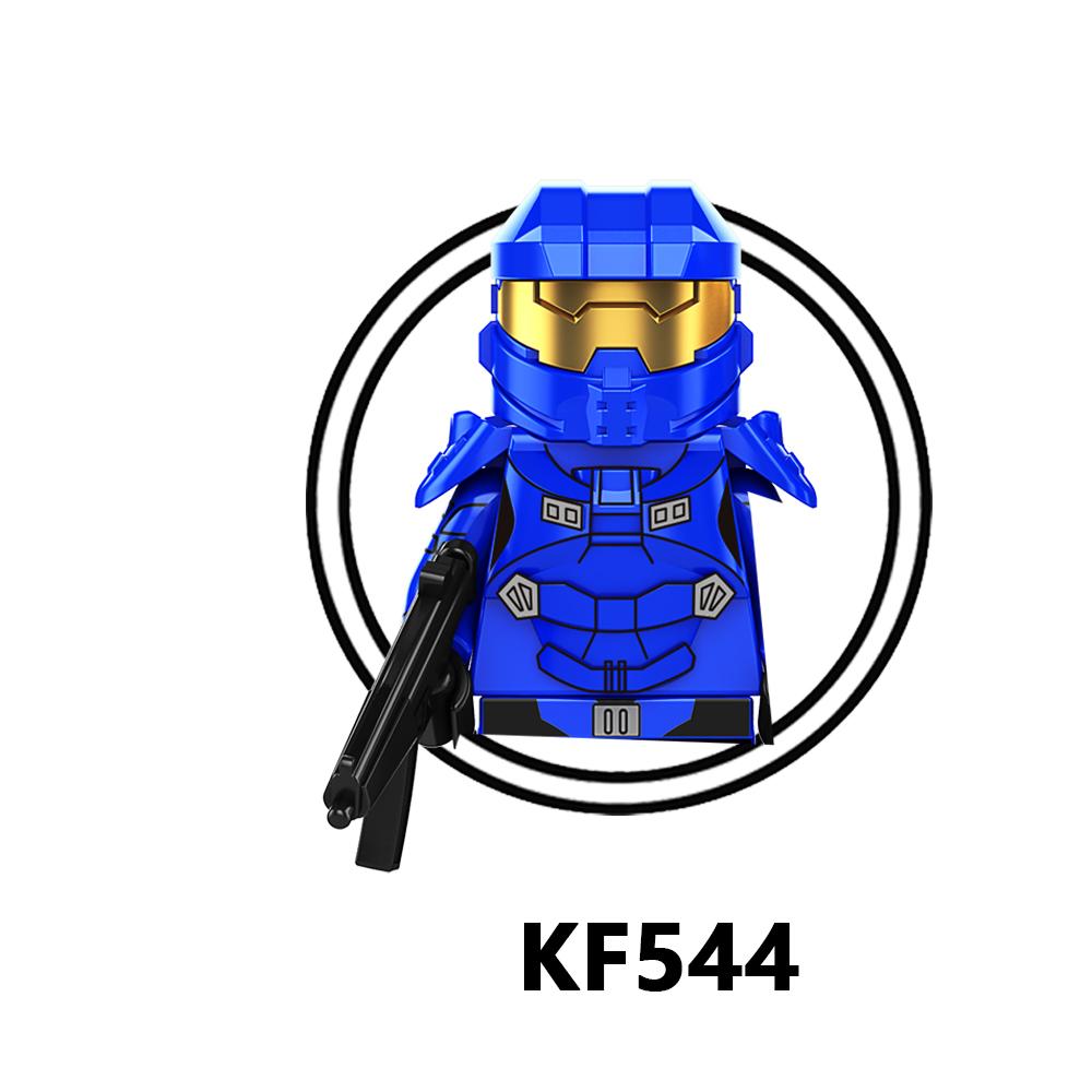 KF6043 Film Halo Våpen Soldat Byggeklosser Klosser Karakterfigurer Barn Samleleker
