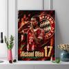 Michael Olise Pattern  3pcs 100% Round Full Drill 5D DIY Diamond Painting Embroidery Cross Stitch Rhinestone Décor