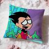anime Teen Titans Go Cushion Cover Premium Comfort Reversible Pillow Cove -Two in One Design for Any Room & Car Interior