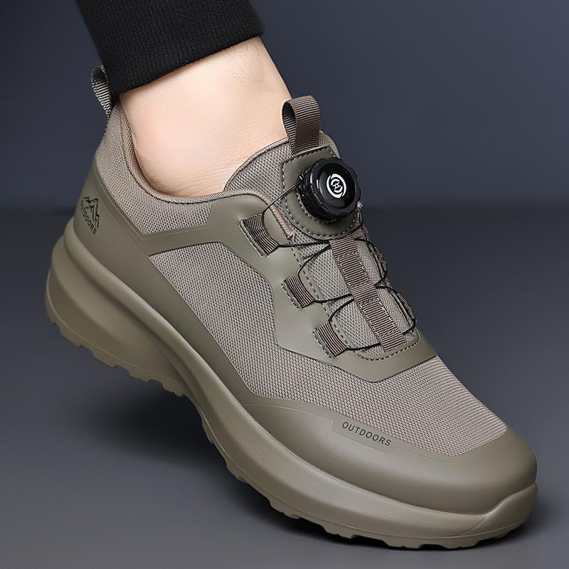 

Men s 2025 Fashion Rotary Buckle Hiking & Mountaineering Slip-on Shoes – Comfortable, Versatile, Non-slip Outdoor Sports Footwear 41 хаки