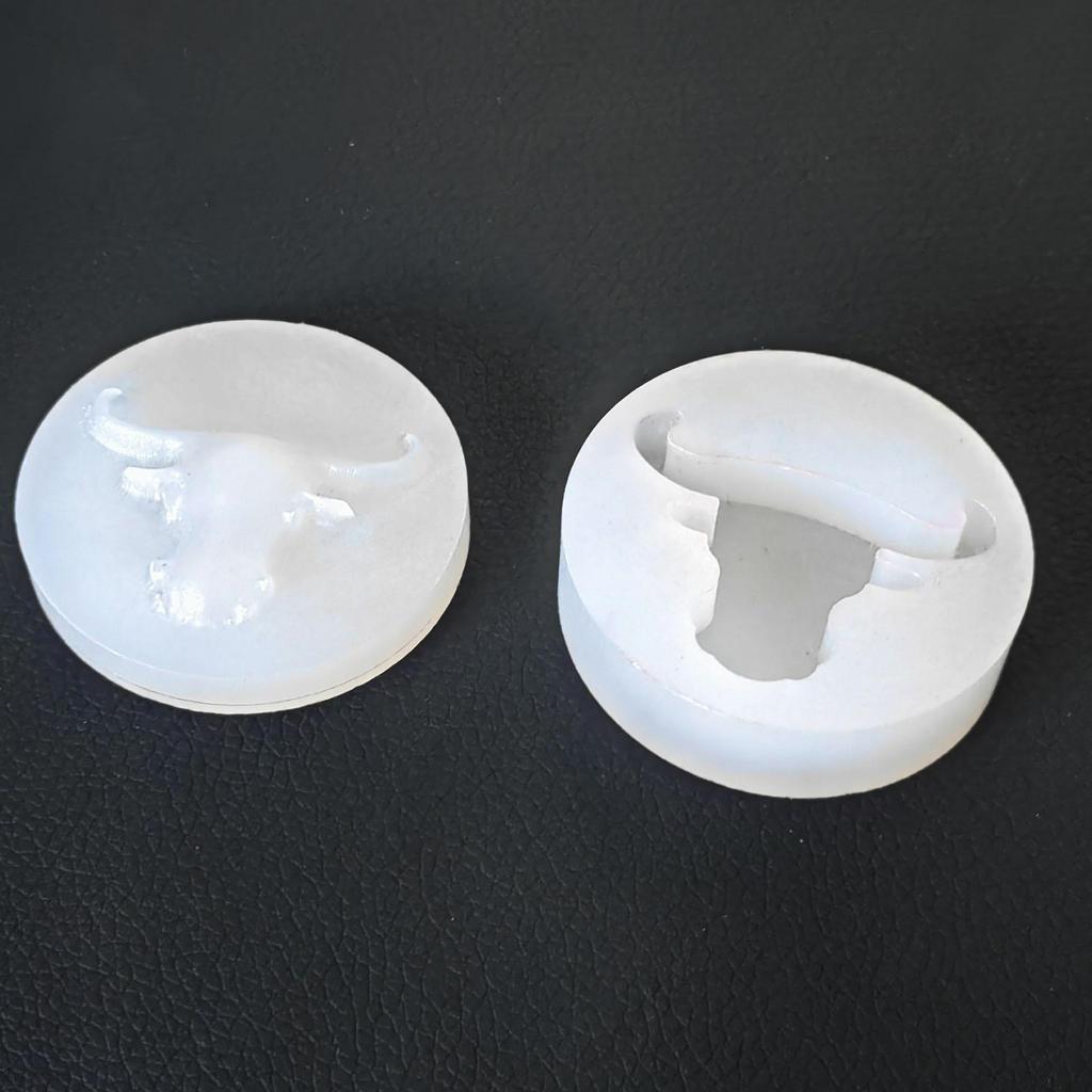 61mm DIY Leather Craft Molding Mold Cow Head Molding Vegetable Tanned Leather Bull Head Shaped Mold
