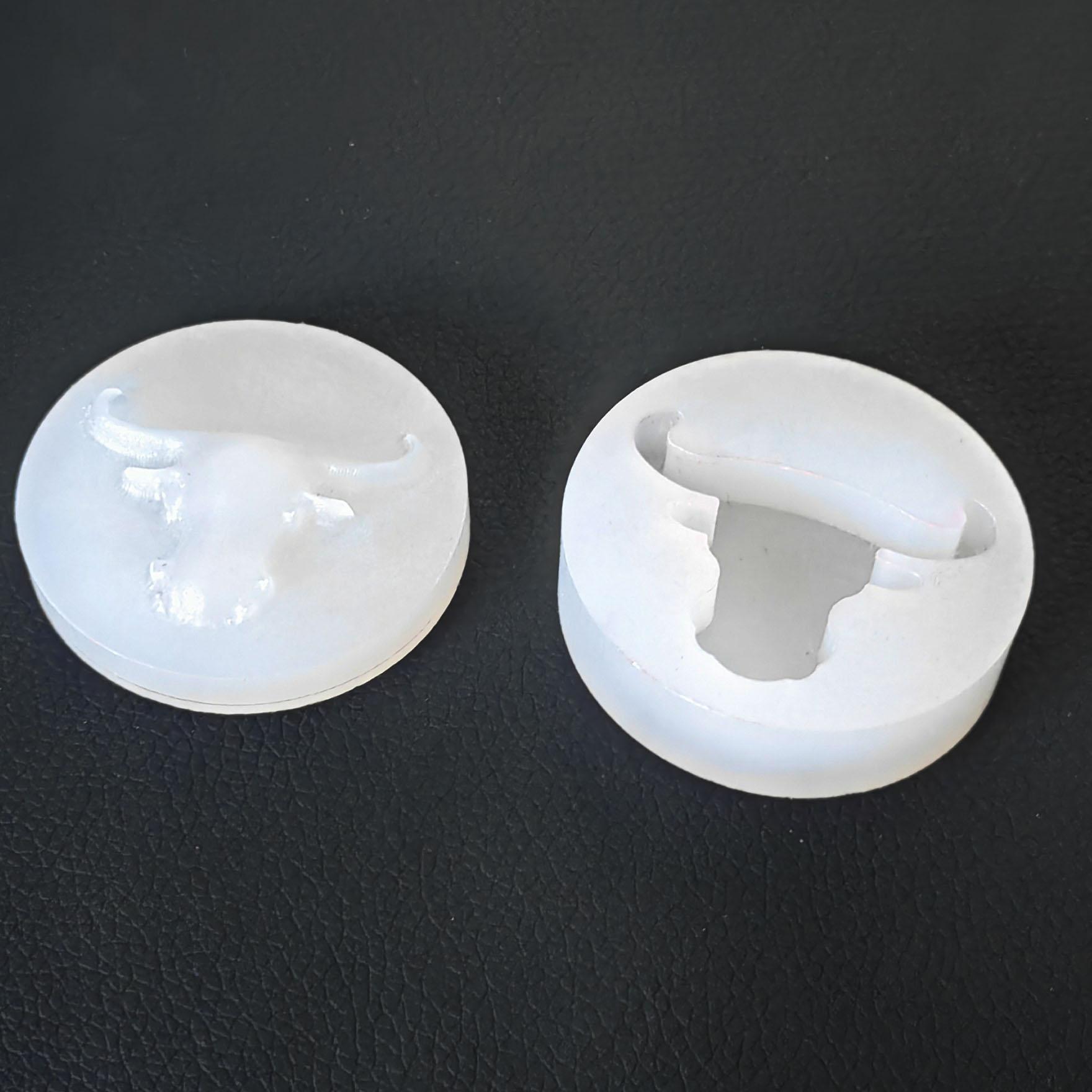 

61 мм DIY Leather Craft форма для литья коровьей головы форма для литья из кожи растительного дубления в форме бычьей головы mold