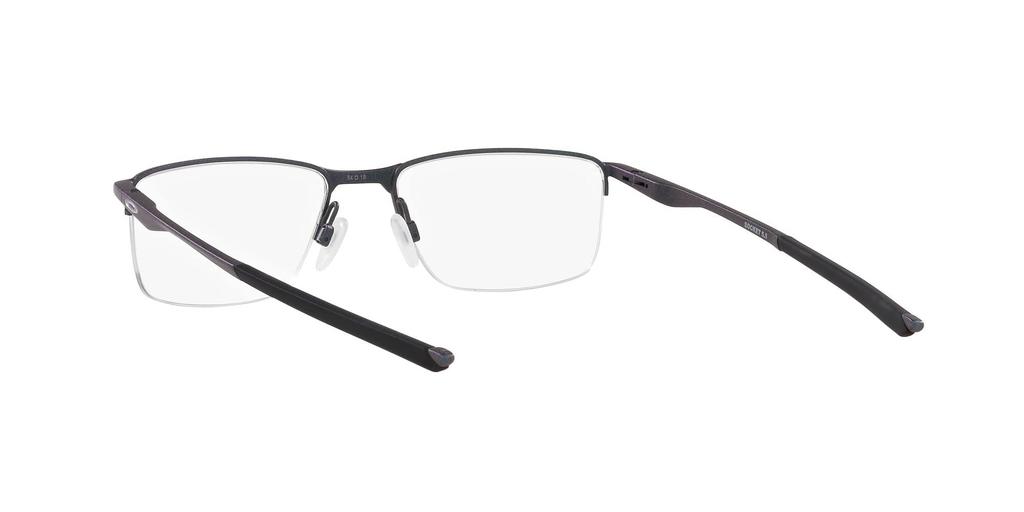 Oakley OX3218 Prescription Socket Colorshift 52mm Lens Glasses, 5.5 DK, MT, Silver/Blue Frame/Demo Lens,