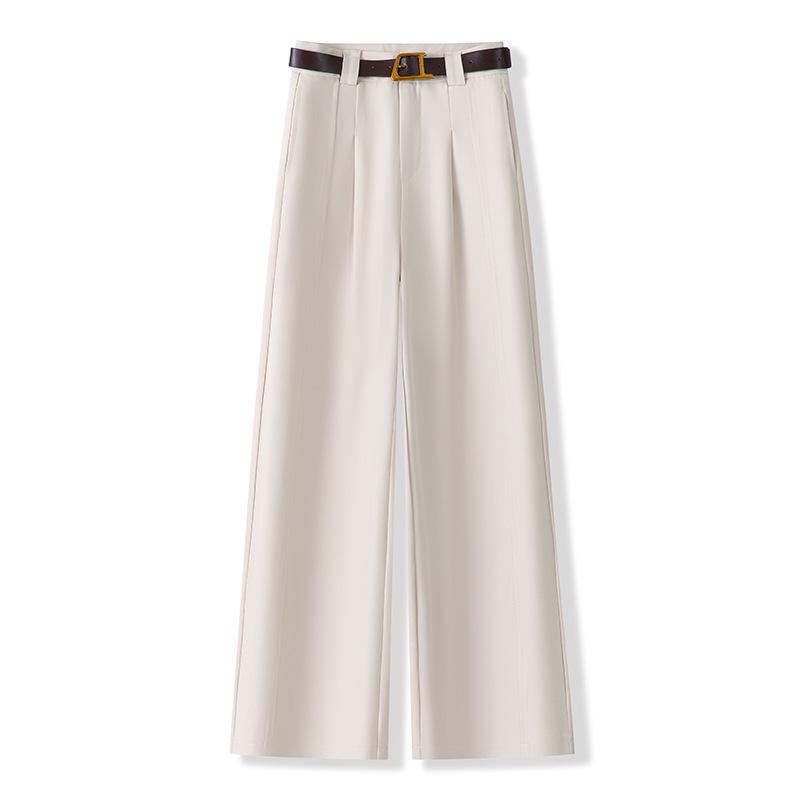 Women's 2026 High-Waisted Loose Fit Professional Wide-Leg Suit Pants