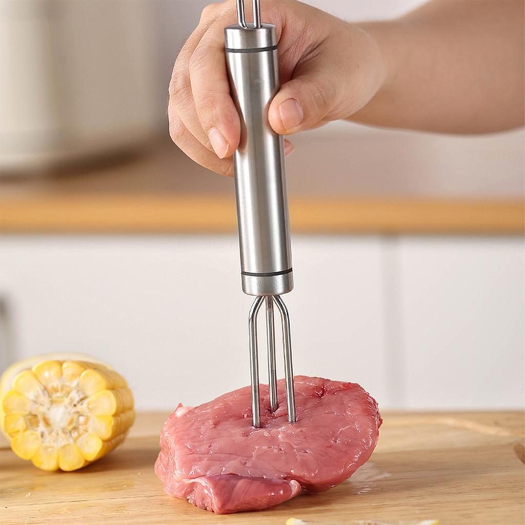 Pack Of 3 Stainless Steel Corn Forks For Easy Grilling And Outdoor Dining Reusable And Dishwasher Safe