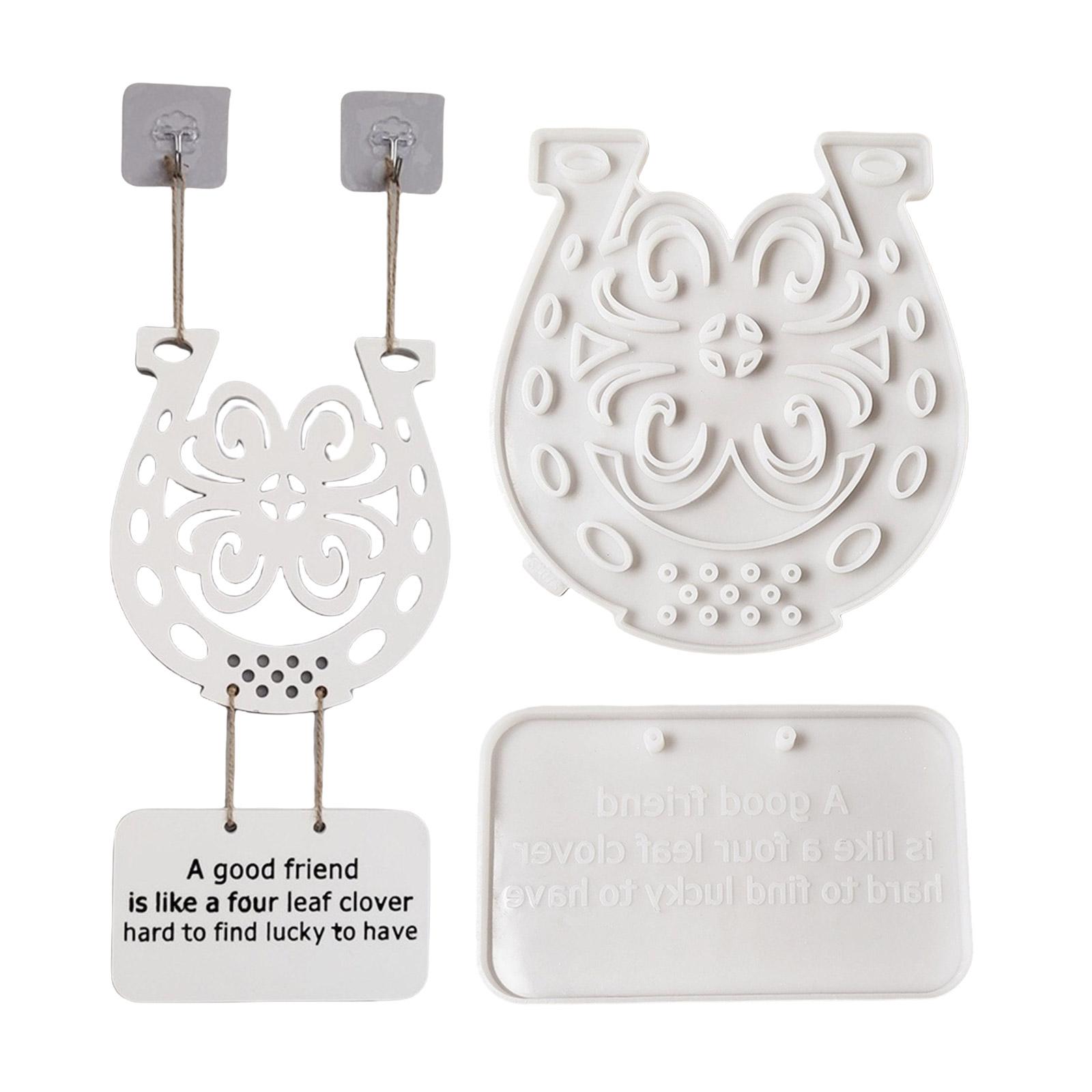 

Гибкая силиконовая форма для дверных знаков, легко извлекаемая гипсовая буква, форма для украшения двери для любителей рукоделия