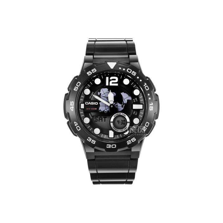 CASIO Men YOUTH Black Watch AEQ-100W-1AVDF AEQ-100W-1AVDF Black Dial
