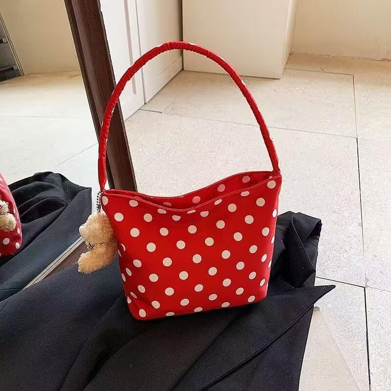 Women'S High Capacity Handbag Underarm Handbag Shoulder Bag Waterproof Embroidered Letters Underarm Bag Tote Bags