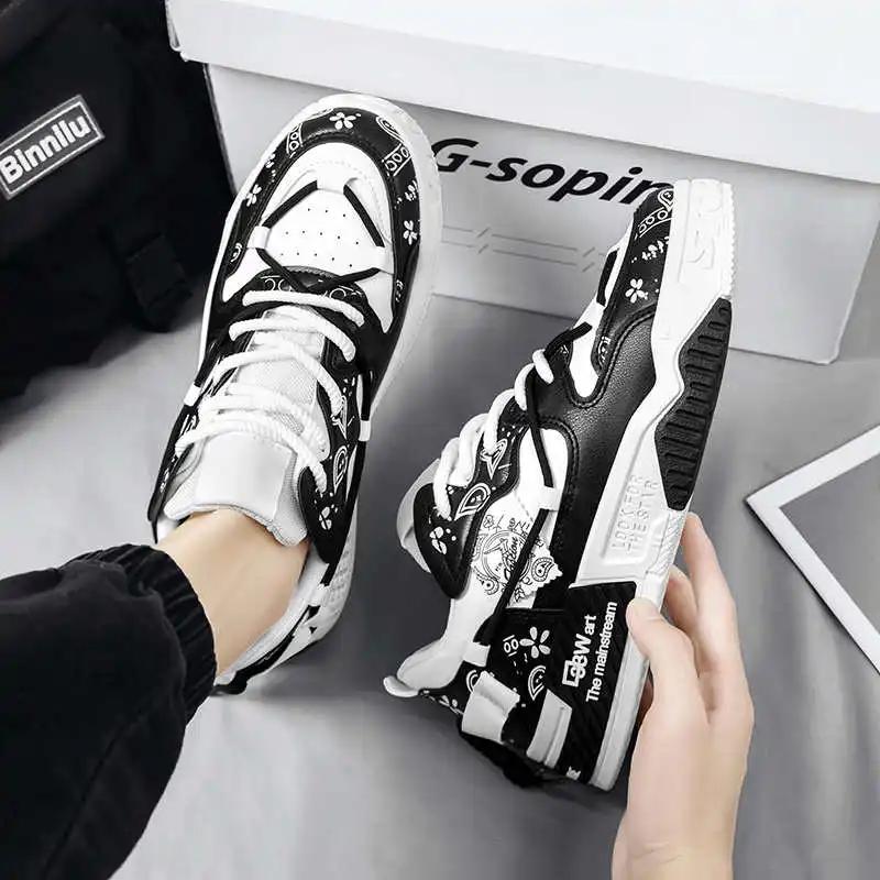 Fashion Normal Leather With Holes Womans Classic Golf Shoes Vulcanize Red Loafers Ladies Sneakers Sport Botasky Original