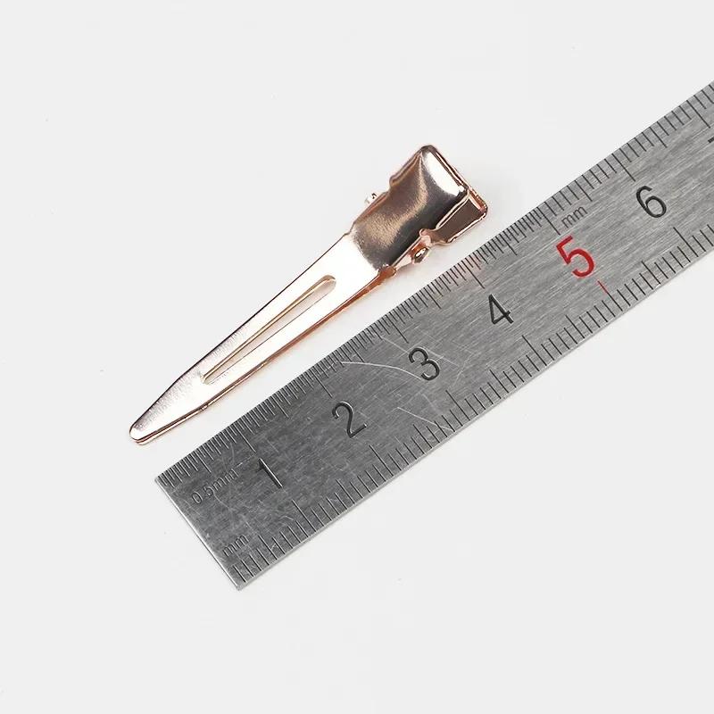 100pcs Metal Hair Clips Girl Hair Fringe Clips Convenient Simple Metal Headwear DIY Hair Clip Material