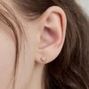 ENGBROX flat oval hoop earring