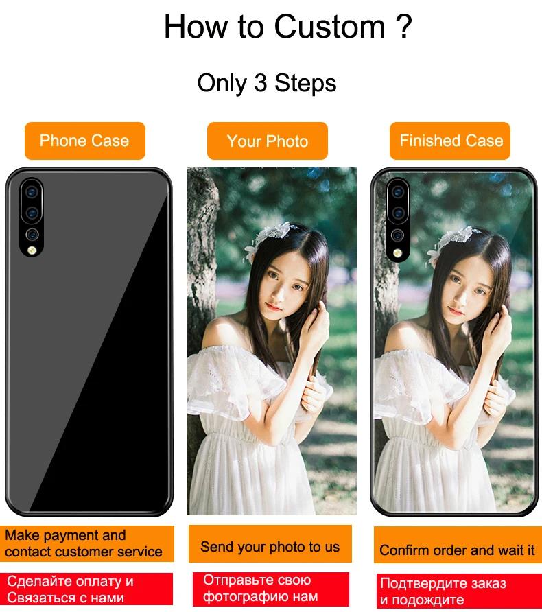 DIY Picture Custom Tempered Glass Case For VIVO Y200T Y100 Y28 Y38 Y35 Plus Y27 Y22 Personalized Bumper Protection Cover Lanyard