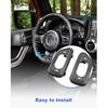 Door Lock Switch Bezel Fit for Wrangler JK 2011 2012 2013 2014 2015 2016 2017 20