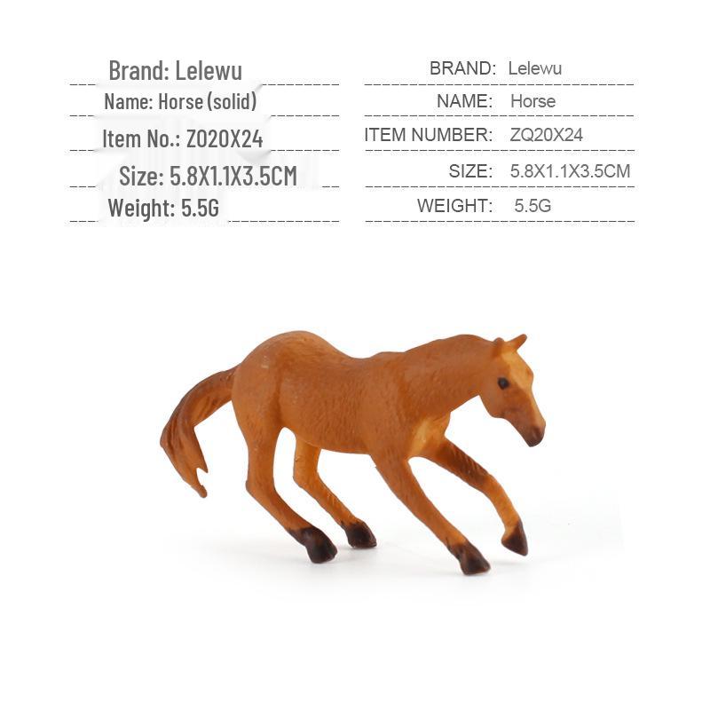 Cross-Border Farm Animal Miniature Model Set: Chickens, Ducks, Geese, Cows, and More