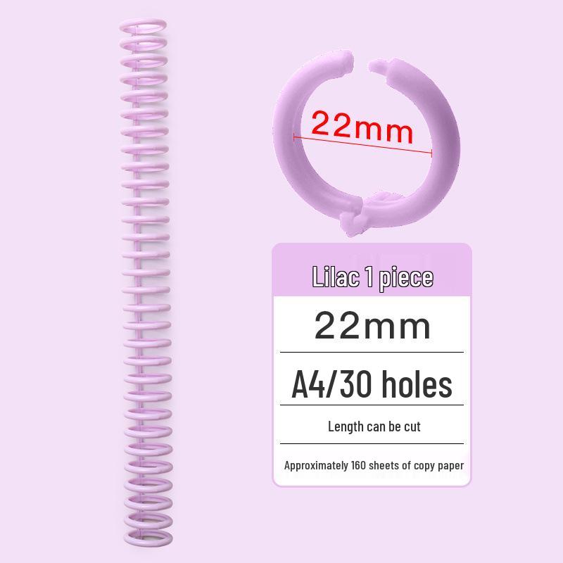 30-Loch A4 Kunststoff-Binderinge für Loseblatt