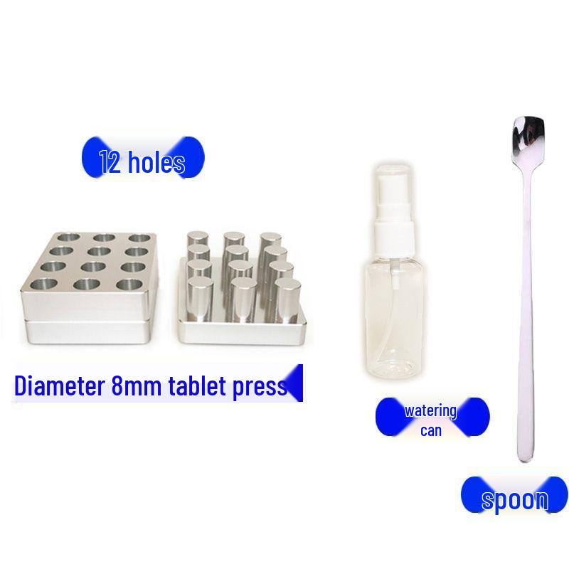 Ręczna prasa do tabletek do medycyny chińskiej i zachodniej, forma na proszek Sanqi, 10 mm
