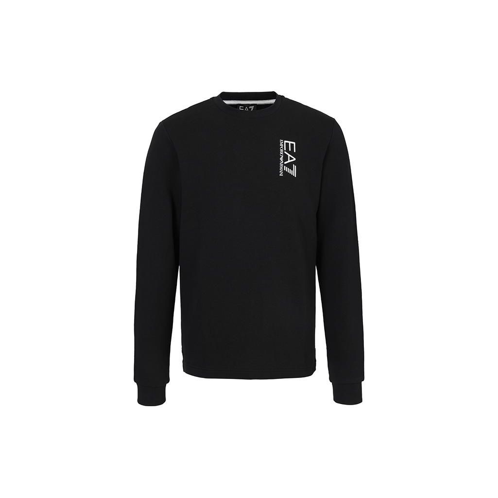 Emporio Armani EA7 Logo Letter Print Sweatshirt Men tops Black 6LPM59-PJHDZ-10901 S