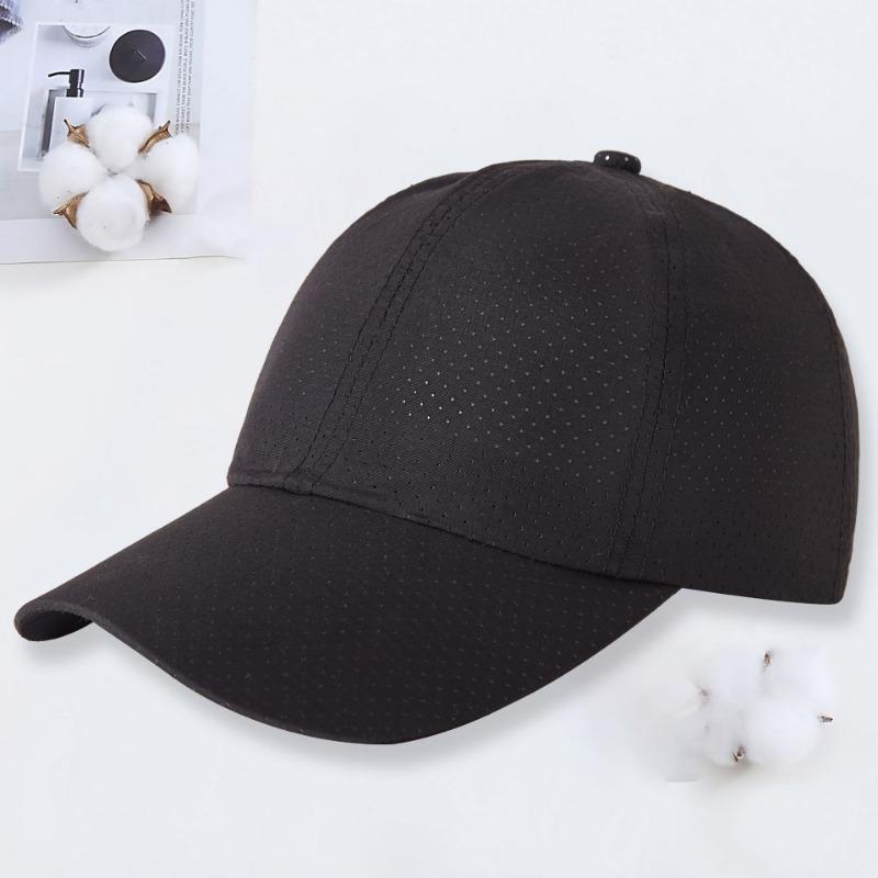 Summer laser punching breathable mesh quick drying baseball cap men's and women's leisure sun protection outdoor sun hat