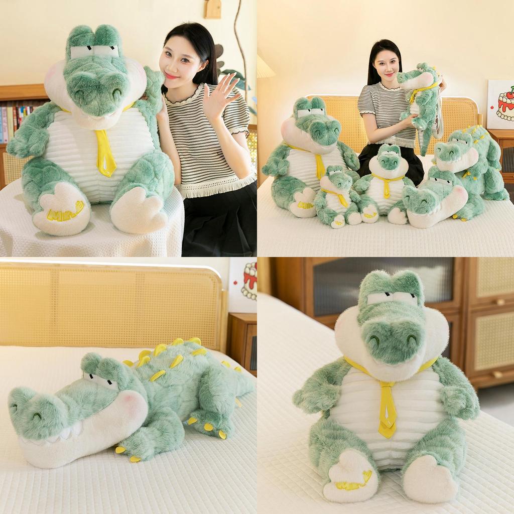 Entzückendes Herr Krokodil Plüschtier Perfekt für Kinder und Erwachsene Weiches Kuschelkissen Geschenk