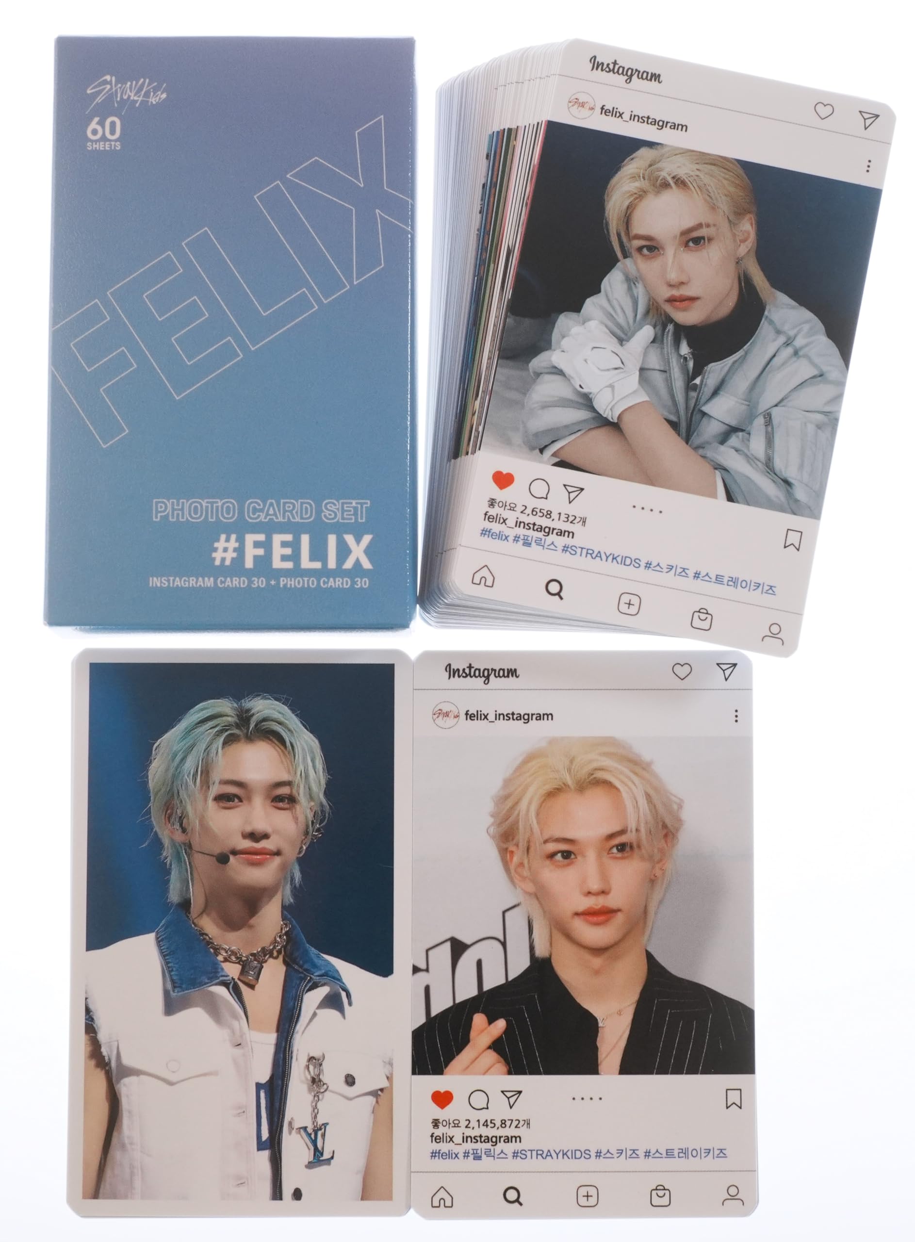 

Stray Kids Felix Merchandise Special Photo Card Set (60 Cards)