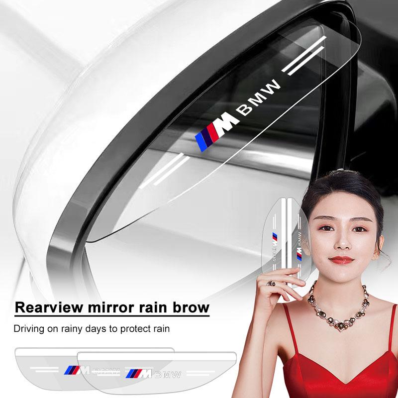 2 Buc. Autocolant Oglindă Retrovizoare Auto Sprânceană de Ploaie Acoperiș Rezistent la Apă pentru Oglindă Laterală Auto Pentru BMW M E34 E36 E60 E90 E46 E39 E70 F10 F20 F30 X5 X6 X1 M3 M5 M6