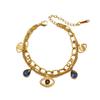 Double-Layer Devil's Eye Bracelet - Titanium Steel, Non-Fading, Japan & Korea Design