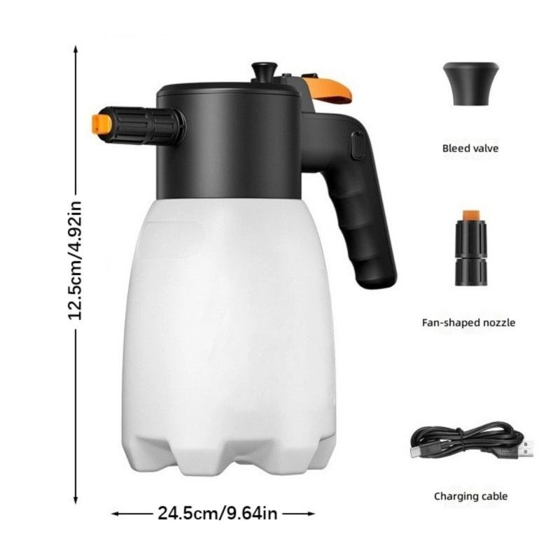 Wireless Vehicle Wash Applicator With Strong Spume Production Great For Home Use And Outdoor Applications