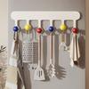 Non Punching Dopamine Magnetic Hook Wall Mounted Clothes Hanger  Refrigerator