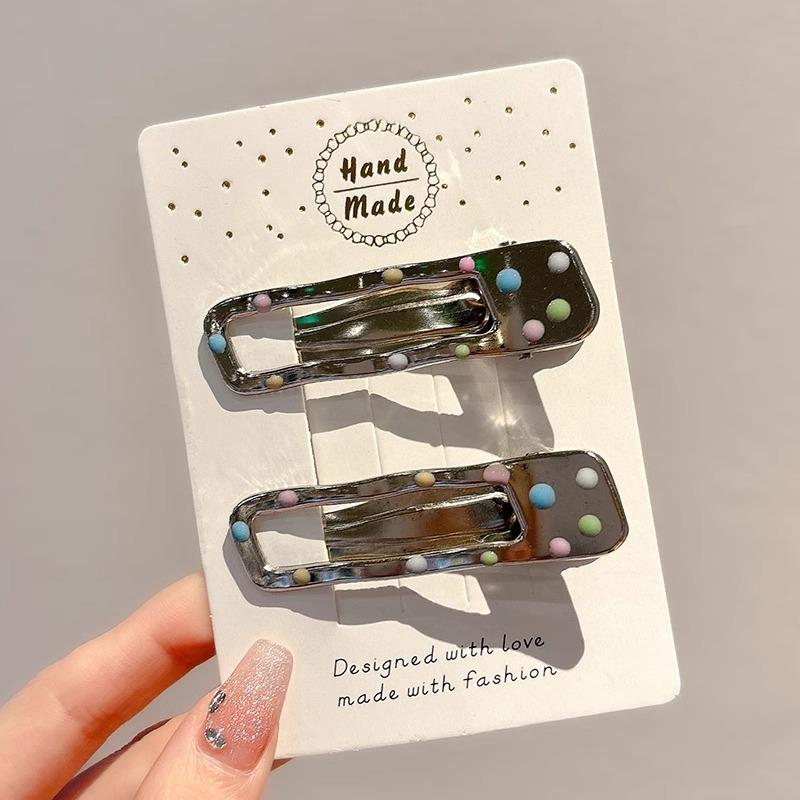 Autumn & Winter Coffee Hair Clip: Women's Seamless Duckbill, BB & Bangs Clips