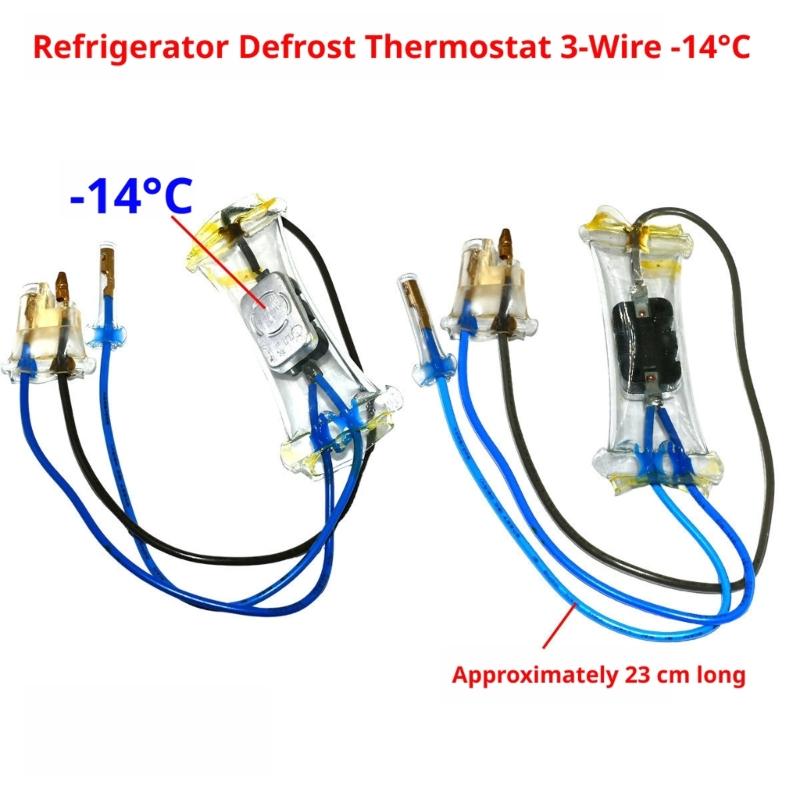 Fridge Defrost Control Thermostat, Refrigerator Temperature Control Assembly for Maintenance, Repair Part