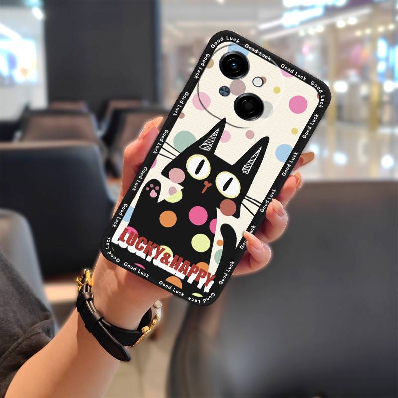 Silicone Dirt-resistant Phone Case For Tecno POP9 4G/Spark GO 1/KL4 Cartoon Phone Pouch Shockproof Back Cover TPU Cute
