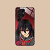 Akame Kurome Glass Mobile Phone Case for Samsung Galaxy S26 S25 S24 S23 S22 S21 S20 Note20 Plus FE Ultra Colorful Cover