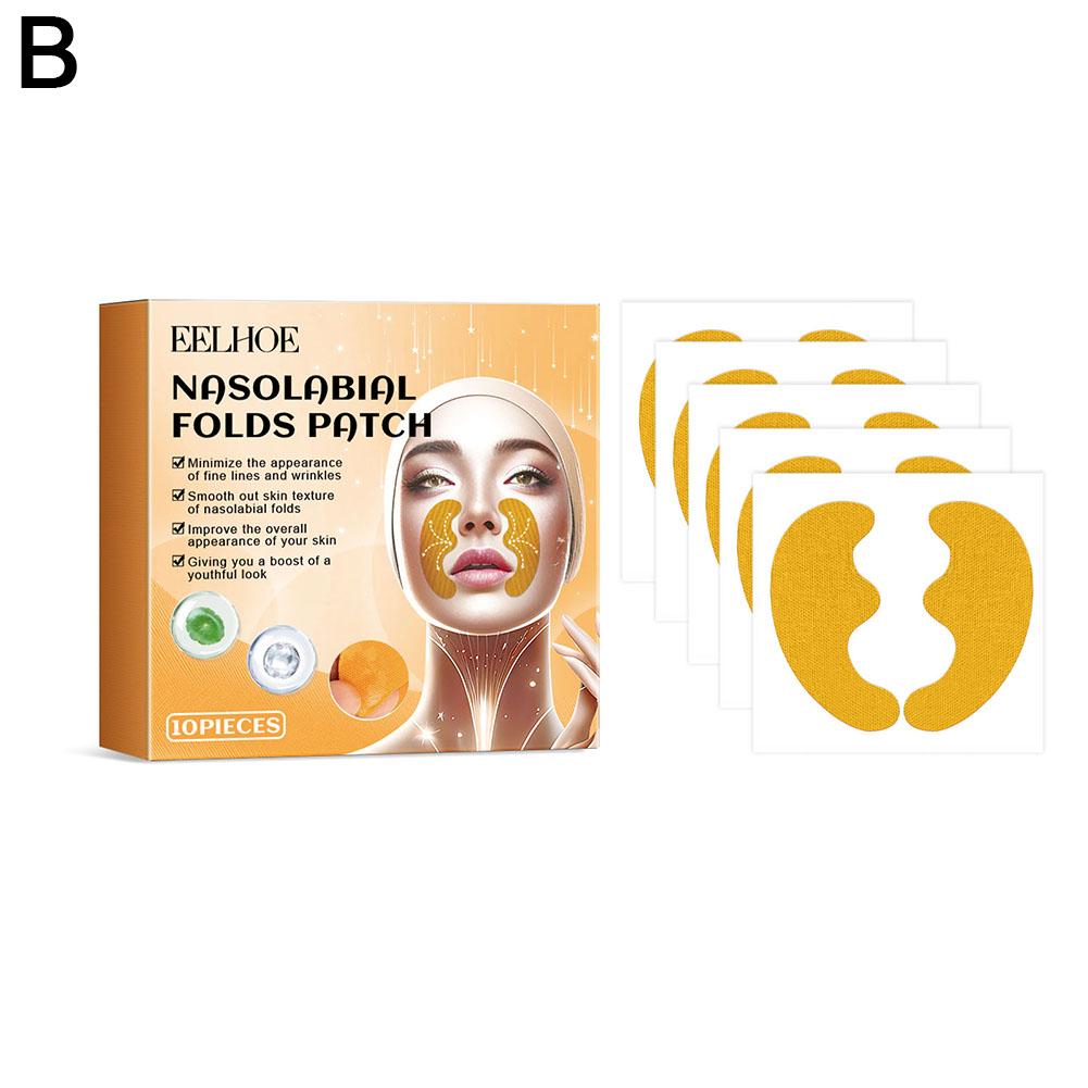 10 шт. Пластыри от морщин на лбу Антиморщинные лицевые пластыри Натуральные гелевые пластыри для удаления морщин на лбу Пластырь для кожи лица