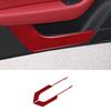 Real Carbon Fiber Car Door Anti-kick Panel Decorative Sticker For Jaguar F-Type 2013-2022 Car Interior Accessories