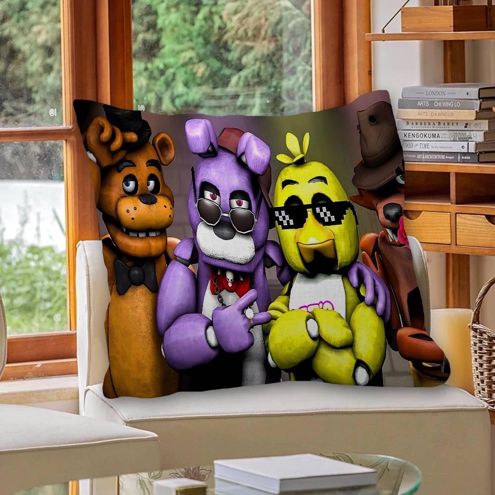 Cute F-FNAF Maple Design Cushion Cover Happy Autumn Harvest decor Holiday Decorati Pillow Cover