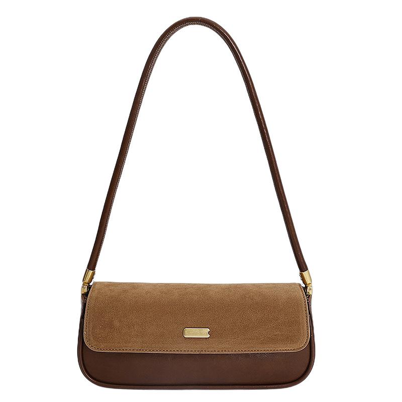 Large-capacity Bag Women's Autumn and Winter Versatile 2025 New Simple Korean Version Niche Design Single Shoulder Underarm Bag Method Stick Bag