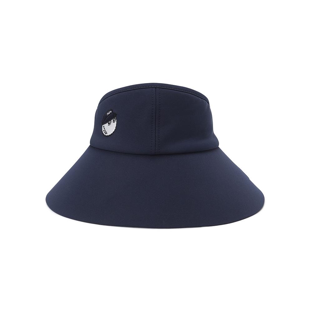 MALBON GOLF Malbon Wide-Brimmed Visor Navy (Woman)