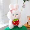 Strawberry Stuffed Rabbit Animal Plush Toy Backpack Cartoon Badroom Decoration