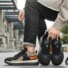 Fashion 2025 Spring Men's Low Top Thick Sole Casual Shoes Mesh Breathable Fashion Trend Sports Shoes Comfortable Lace-up Chunky sneakers